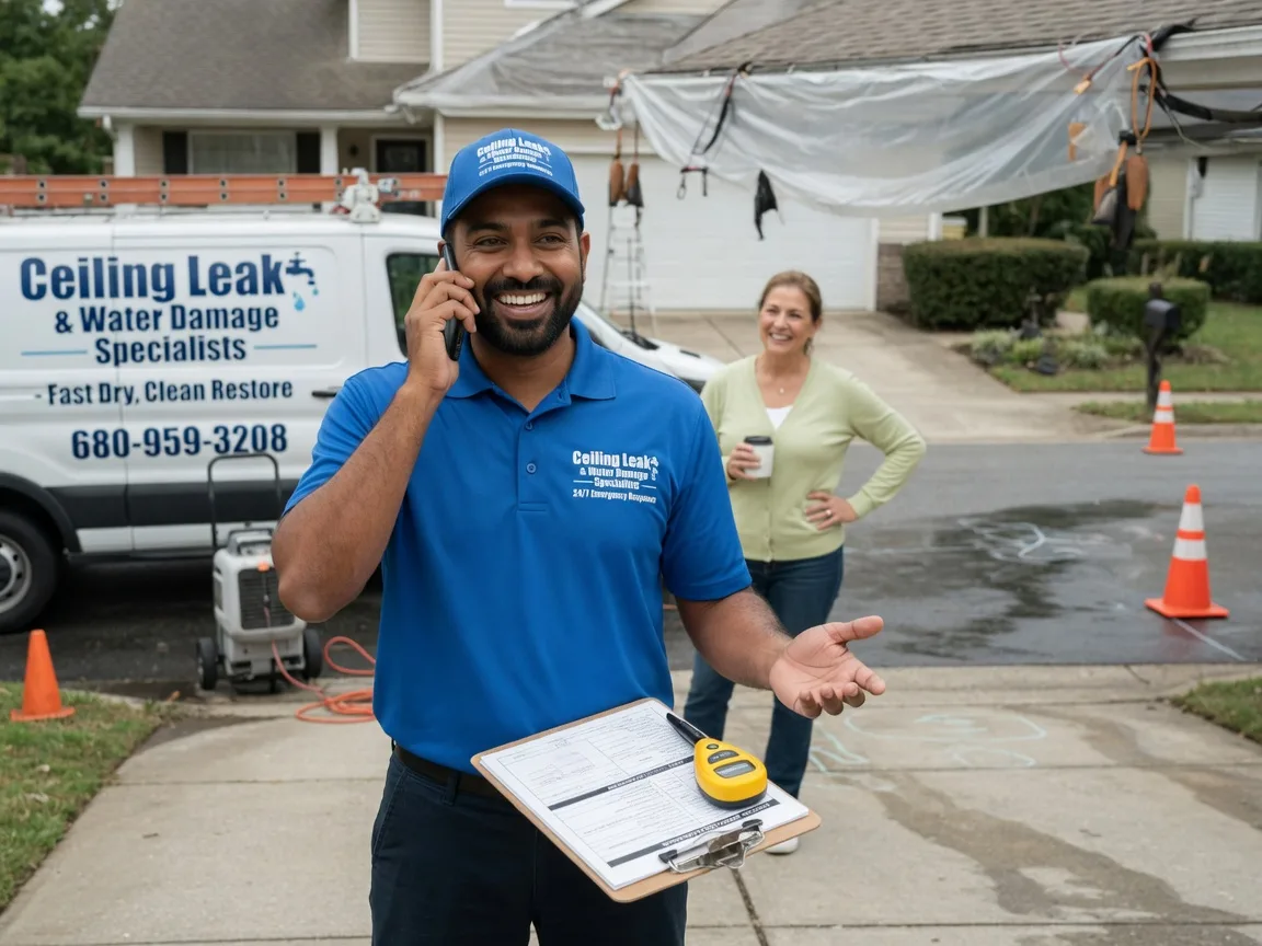 Ceiling Leak Cleanup Dumont, NJ FAQs
